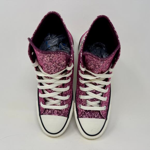 Converse Chuck Taylor All Star Hi Sneaker Brand New W Box Womens 8 Purple S-1530 - Picture 14 of 16